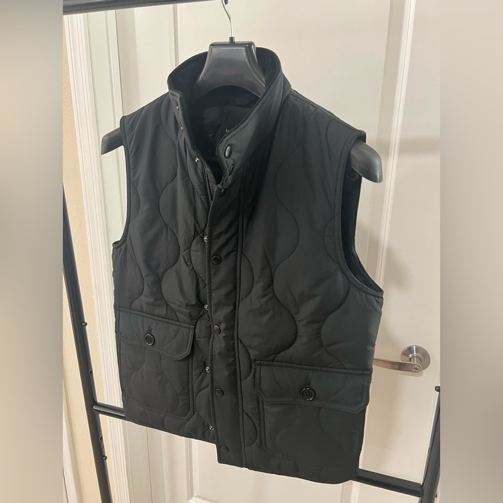Black Puffer Vest from Banana Republic